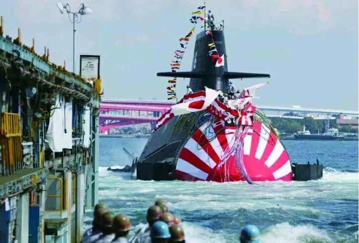 日本“雷鲸”号潜艇2023年10月17日举行下水仪式（来源：环球时报）