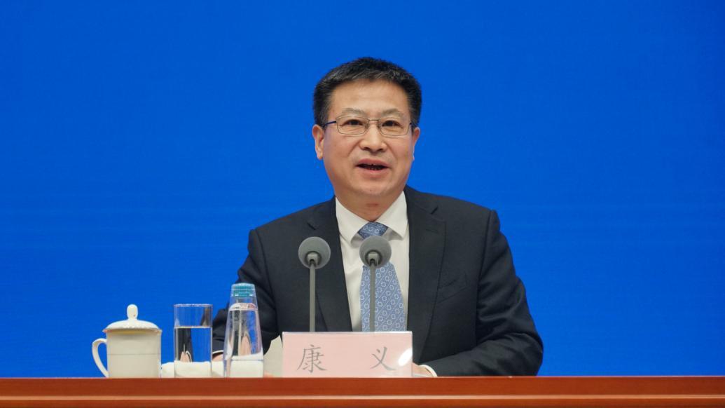国家统计局局长康义 68澎湃新闻记者 周頔 摄
