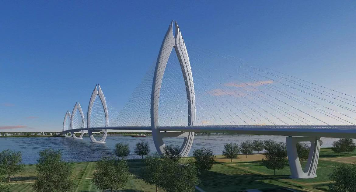 清远将填新地标 凤冠造型北江特大桥建设迎来新进展