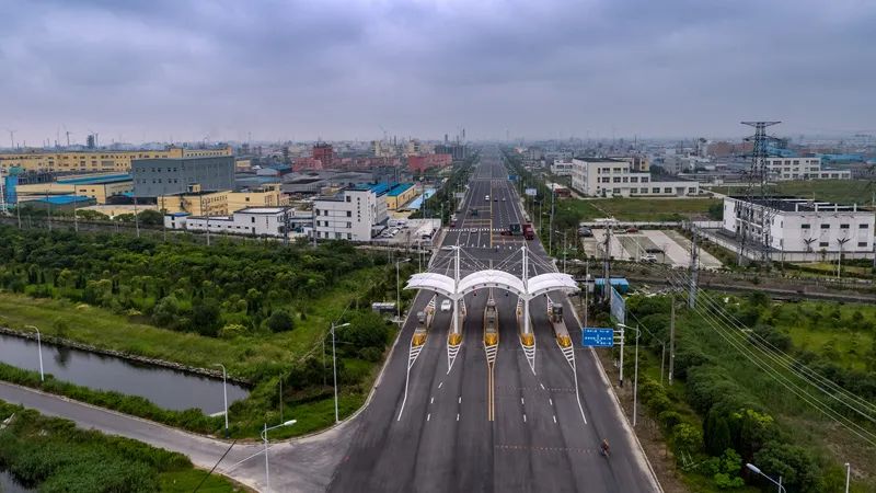 圖為洋口化學工業園一角.(園區供圖)