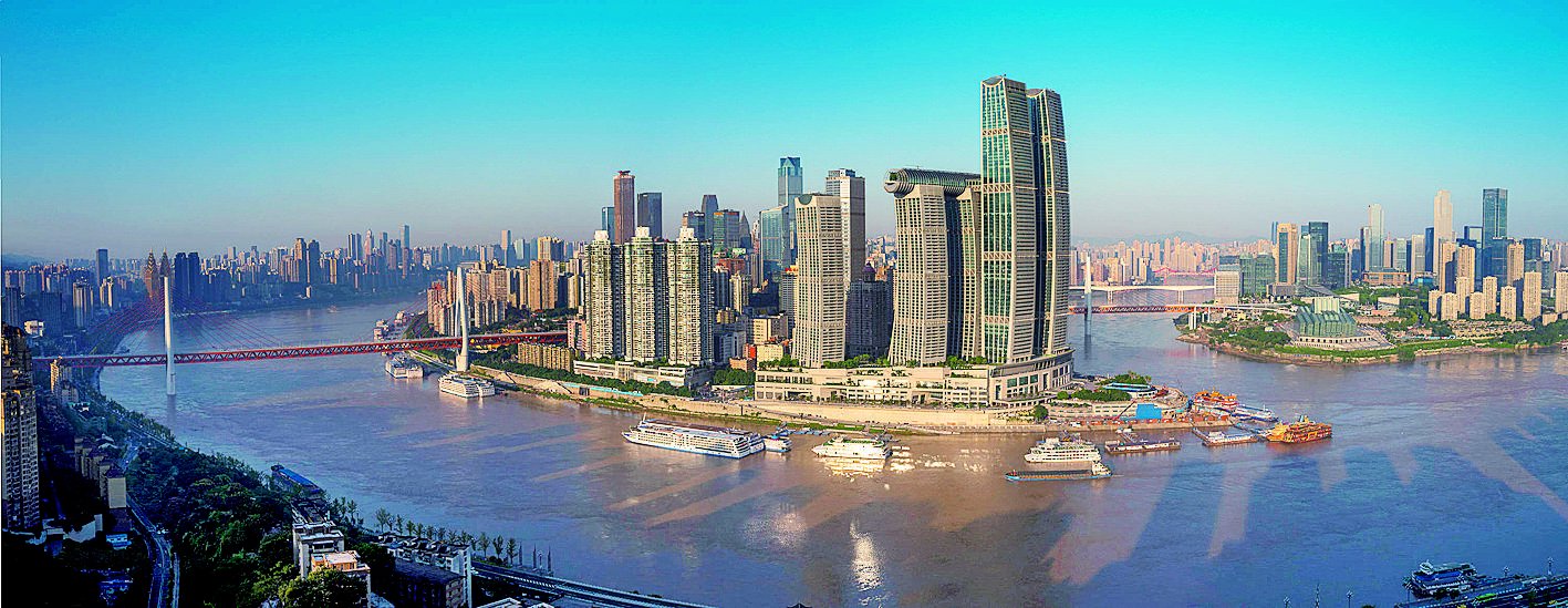 晨曦中的重庆城市景观 新华社发