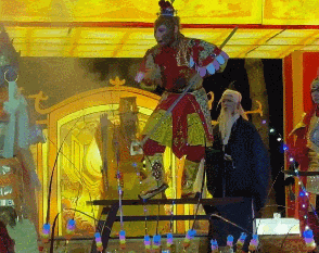 “西游记主题夜游项目”现场。张沫涵/摄