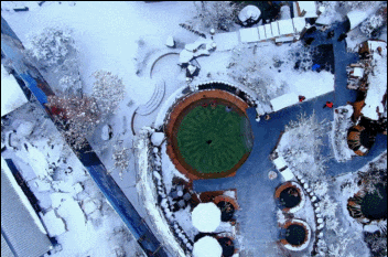 长白山温泉全景。长白山管委会/供图