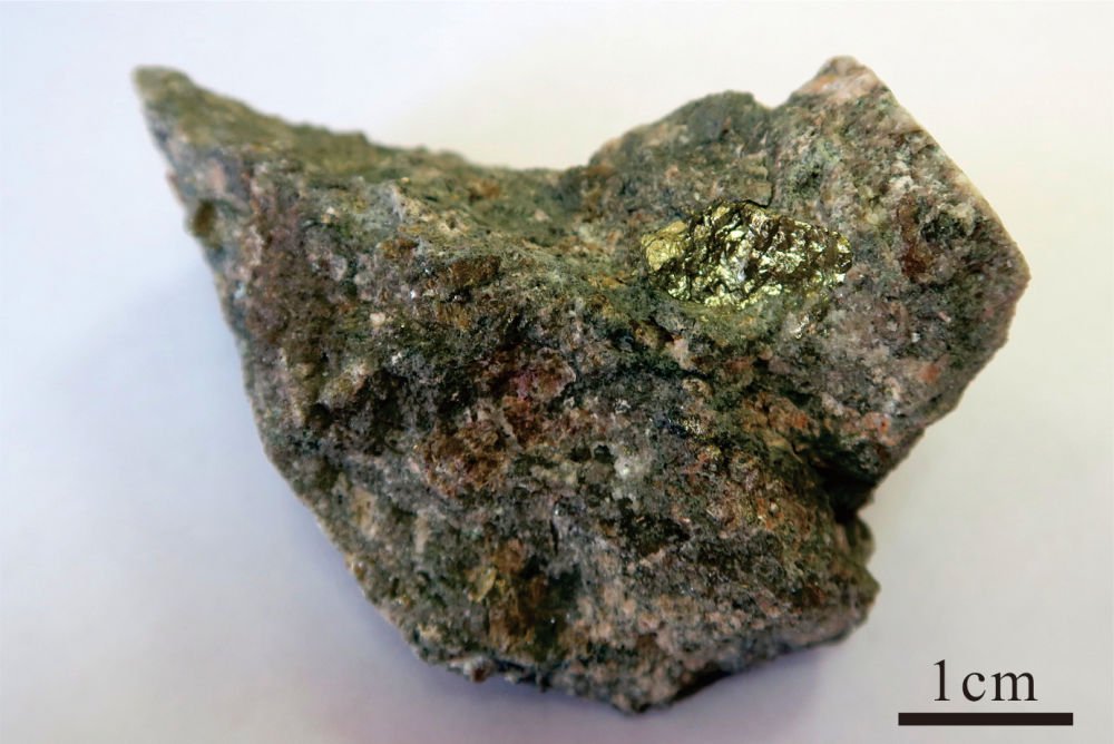 含倪培石的稀土矿石照片.(受访者供图)