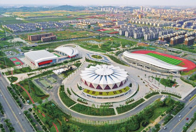 凤阳奥体中心.邱传斌/摄