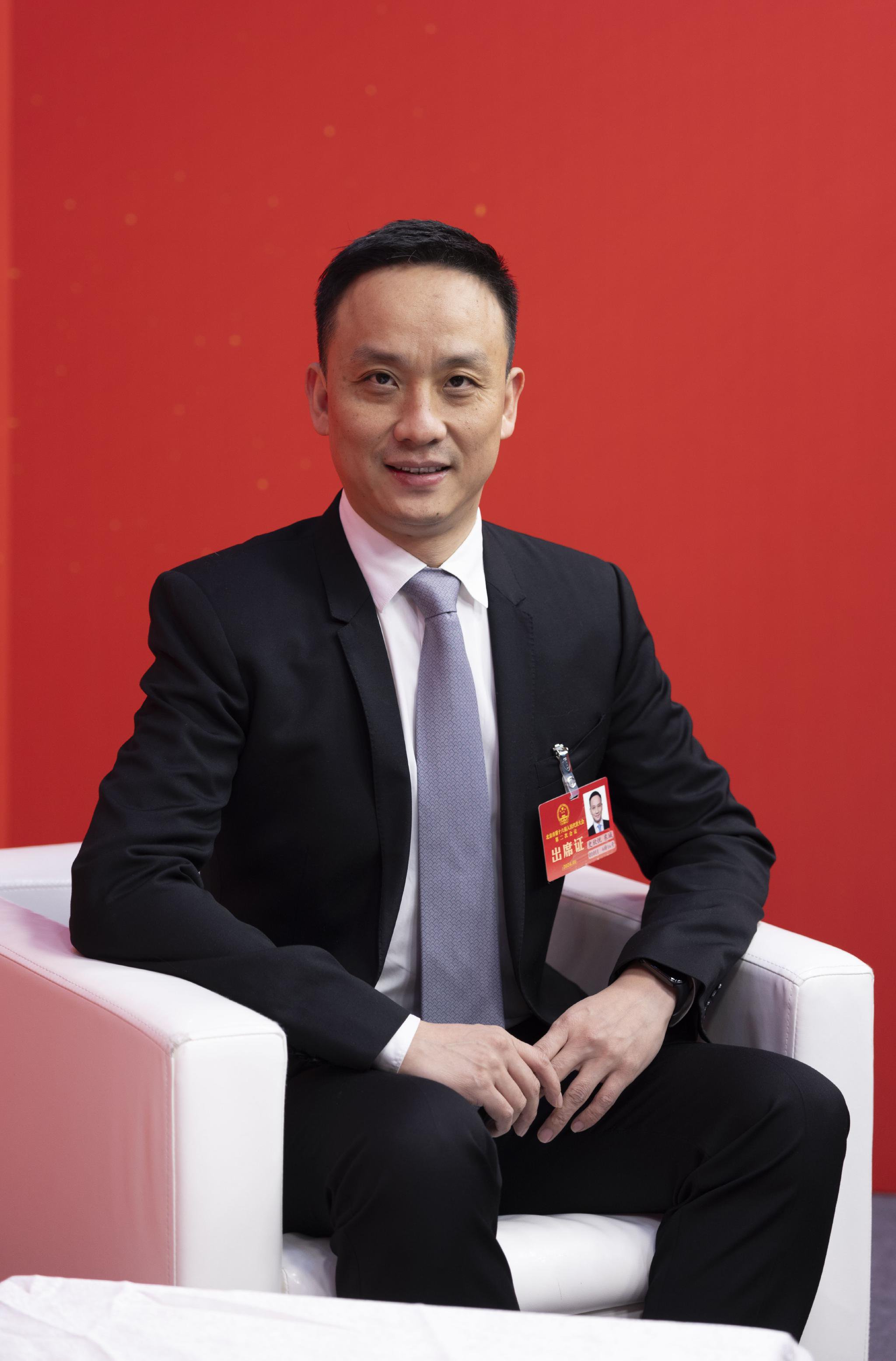 市人大代表,北京市君合律师事务所合伙人史欣悦.新京报记者陶冉 摄