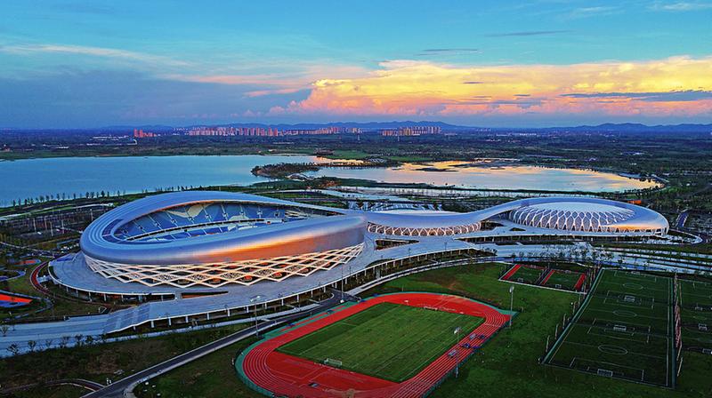 滁州奥体中心.徐斌/摄