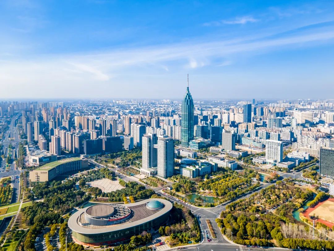 常州航拍.图/图虫创意