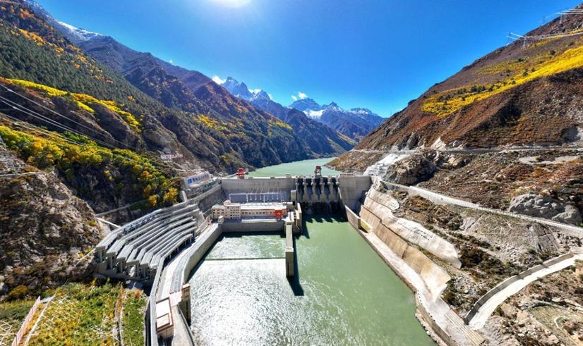 雅鲁藏布江大古水电站图片