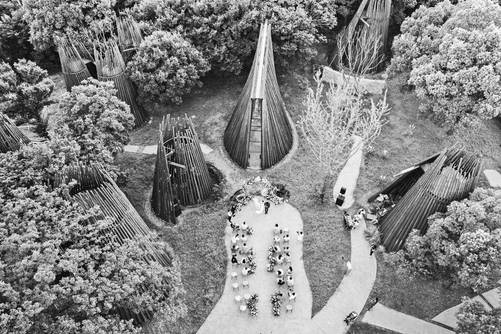 游客在轻度杨湾森林部落民宿举办婚礼 受访者 供图