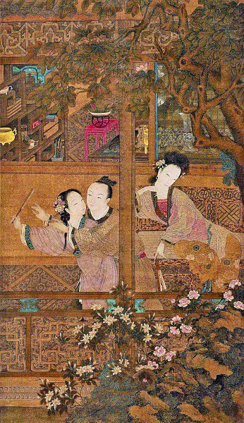 撕扇子作千金一笑