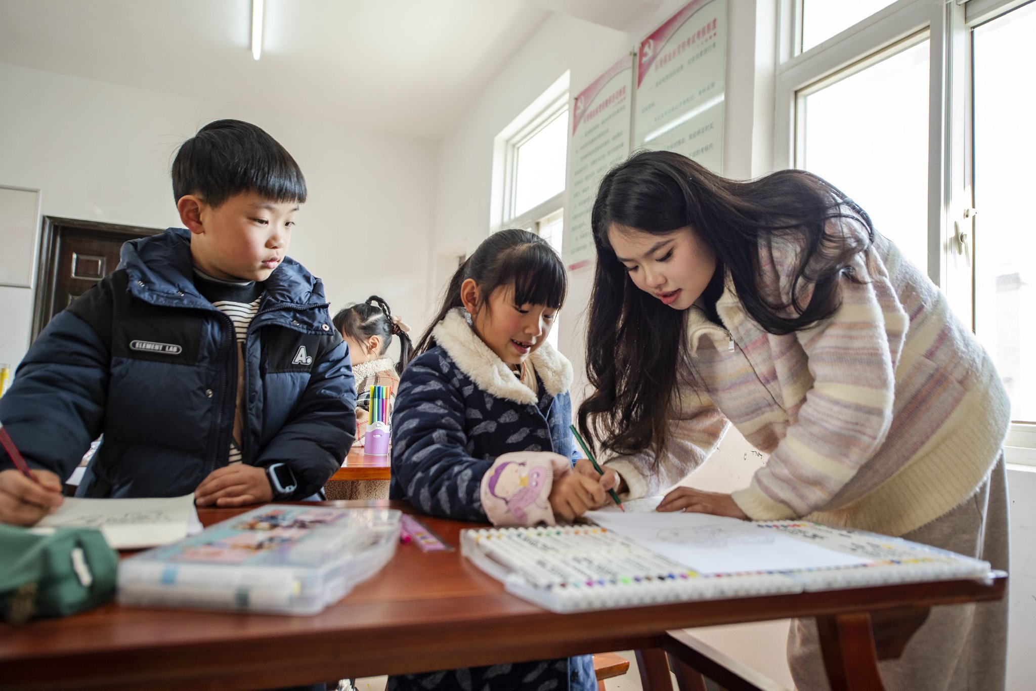 安徽芜湖:大学生志愿者寒假公益支教|安徽省_新浪财经_新浪网