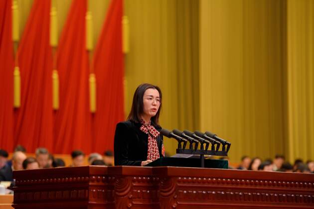 浙江省政协委员,致公党省委会常委,火石创造董事长金霞&nbsp;图片来源