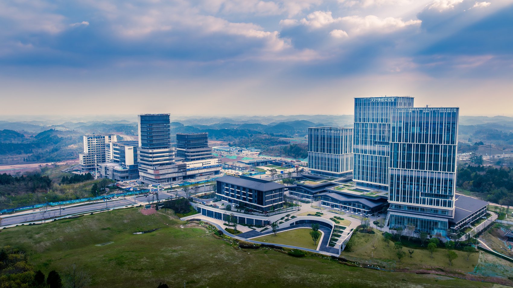 成都未来医学城俯瞰图