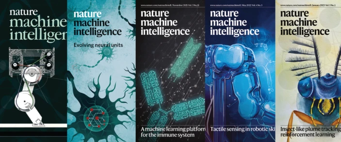 2019—2023 年《Nature Machine Intelligence》封面