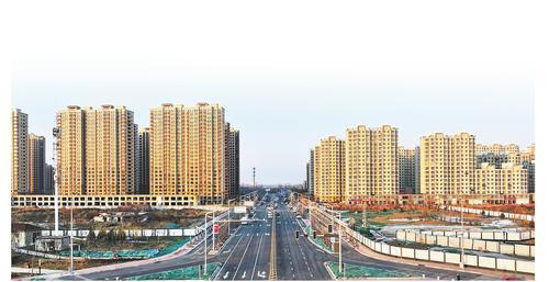 1月24日拍摄的沧州市开元大道北段。河北日报通讯员 赵雪聪摄