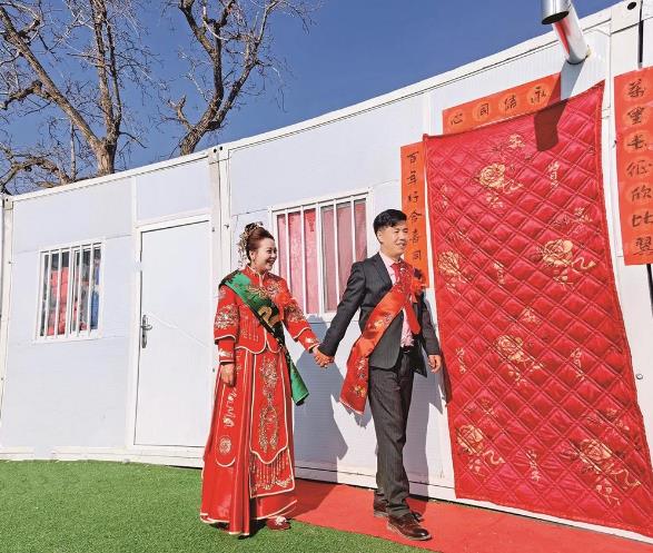 【新春走基层】青海民和：板房里的幸福婚礼