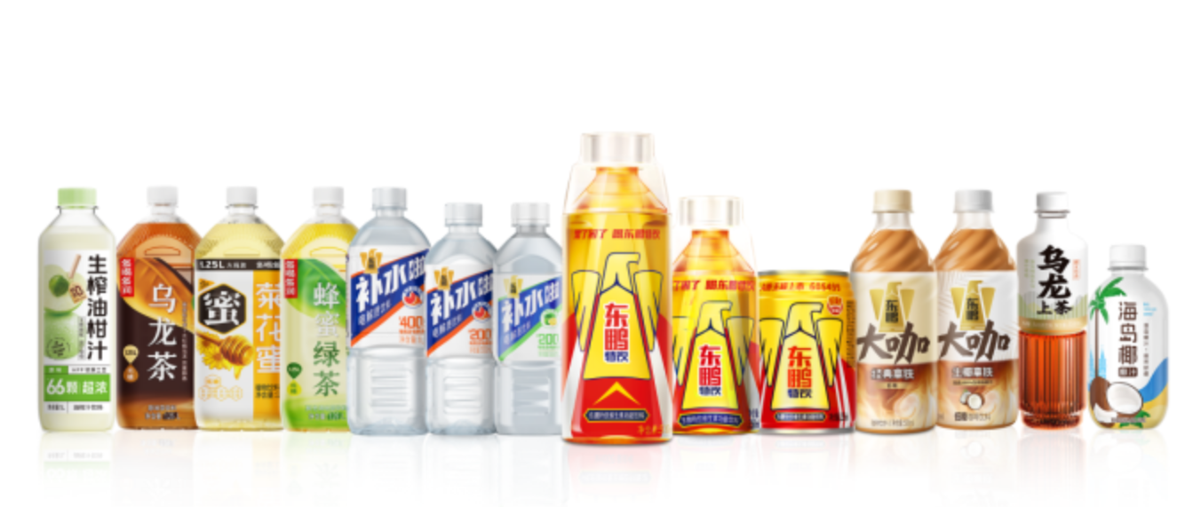 东鹏饮料产品家族图