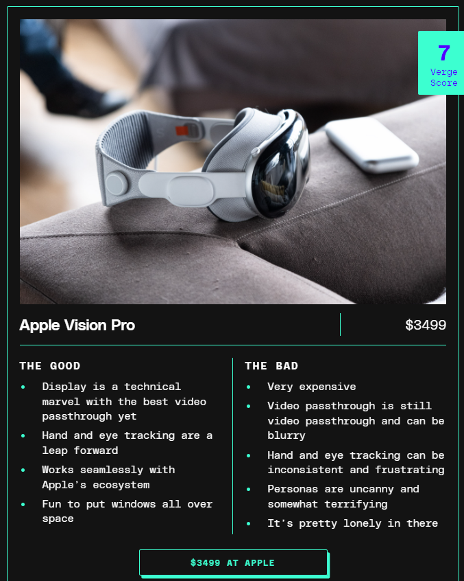 苹果 Apple Vision 头显媒体评测解禁：惊艳的科技，迷茫的未来