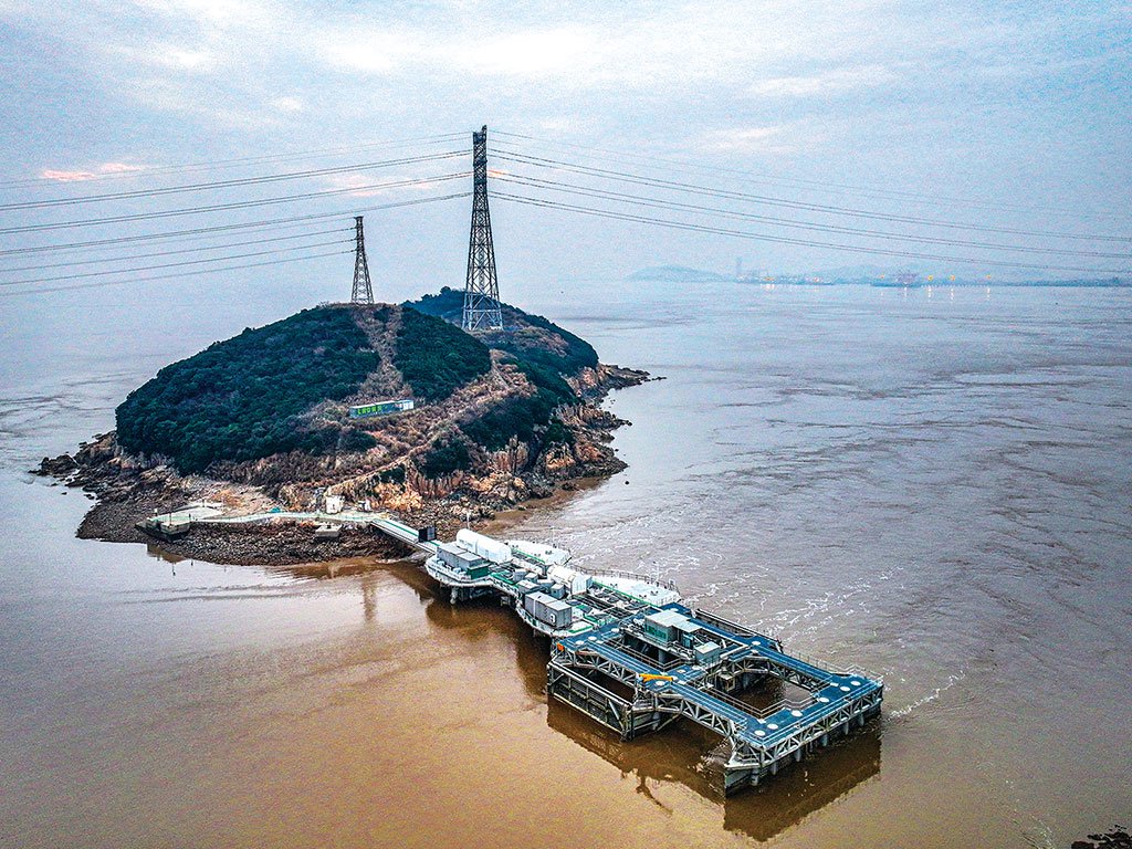 全球最大兆瓦级潮流能发电机组lhd1600"奋进号"单机累计上网电量突破