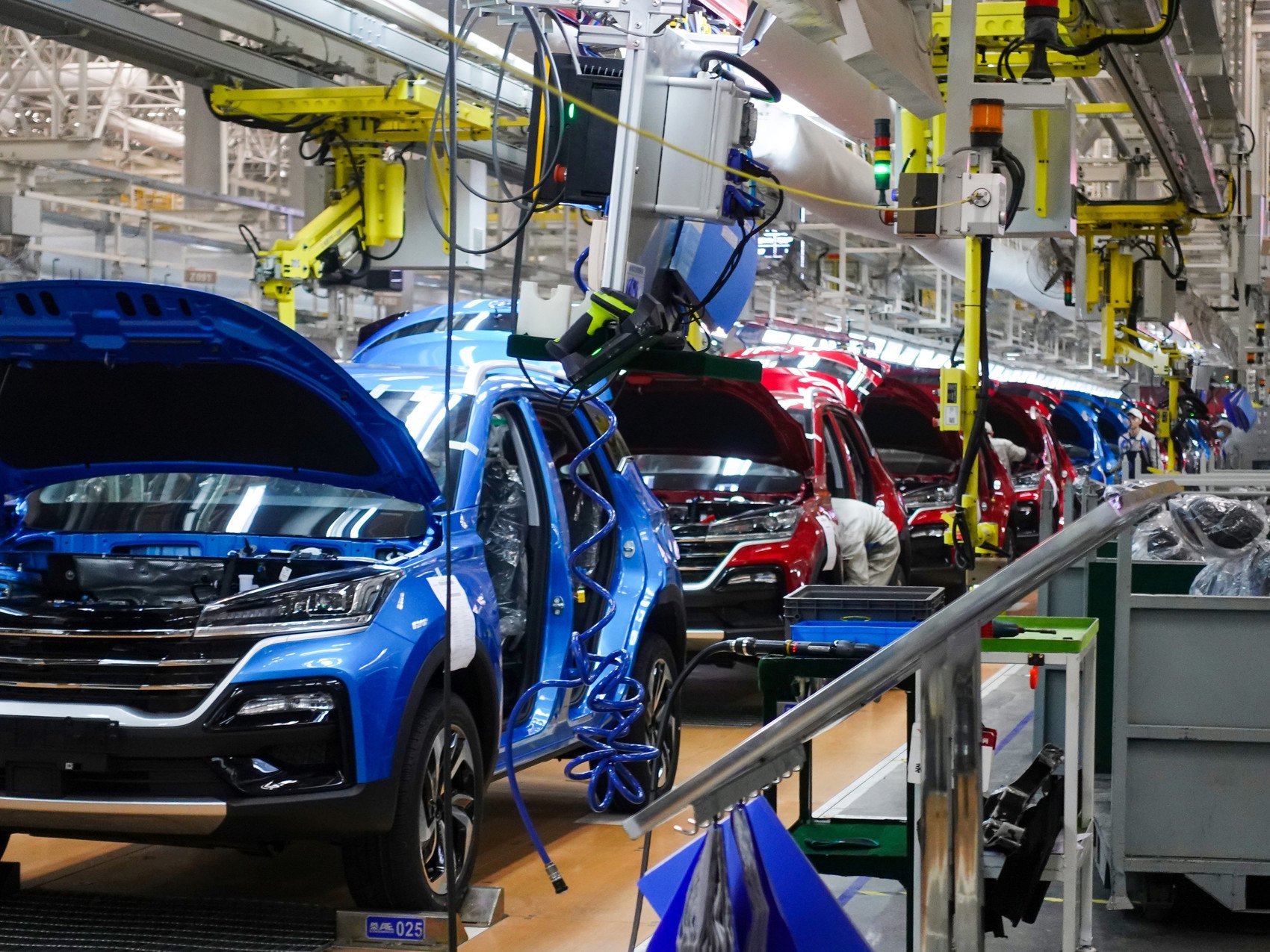 凯翼汽车制造车间. 罗顺 摄