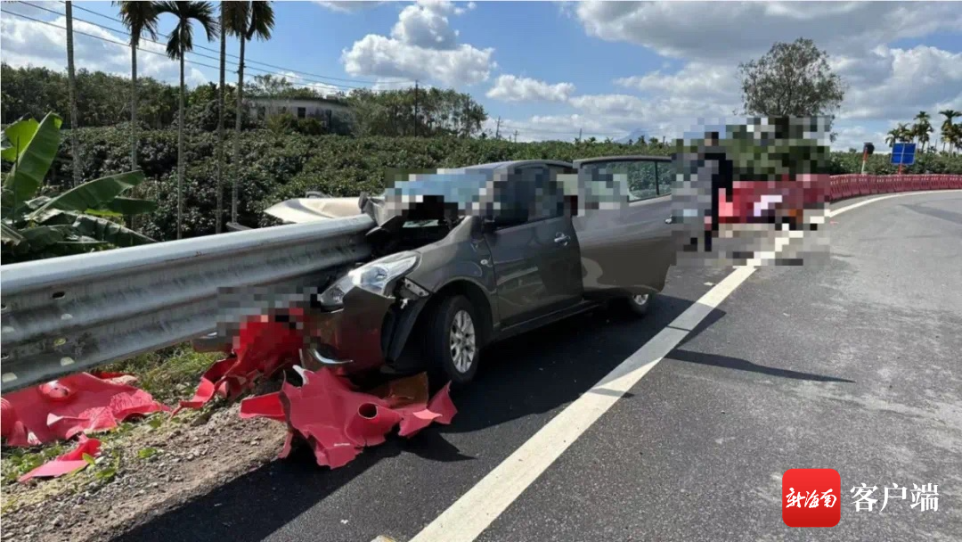 案例一事故现场.海南交警供图