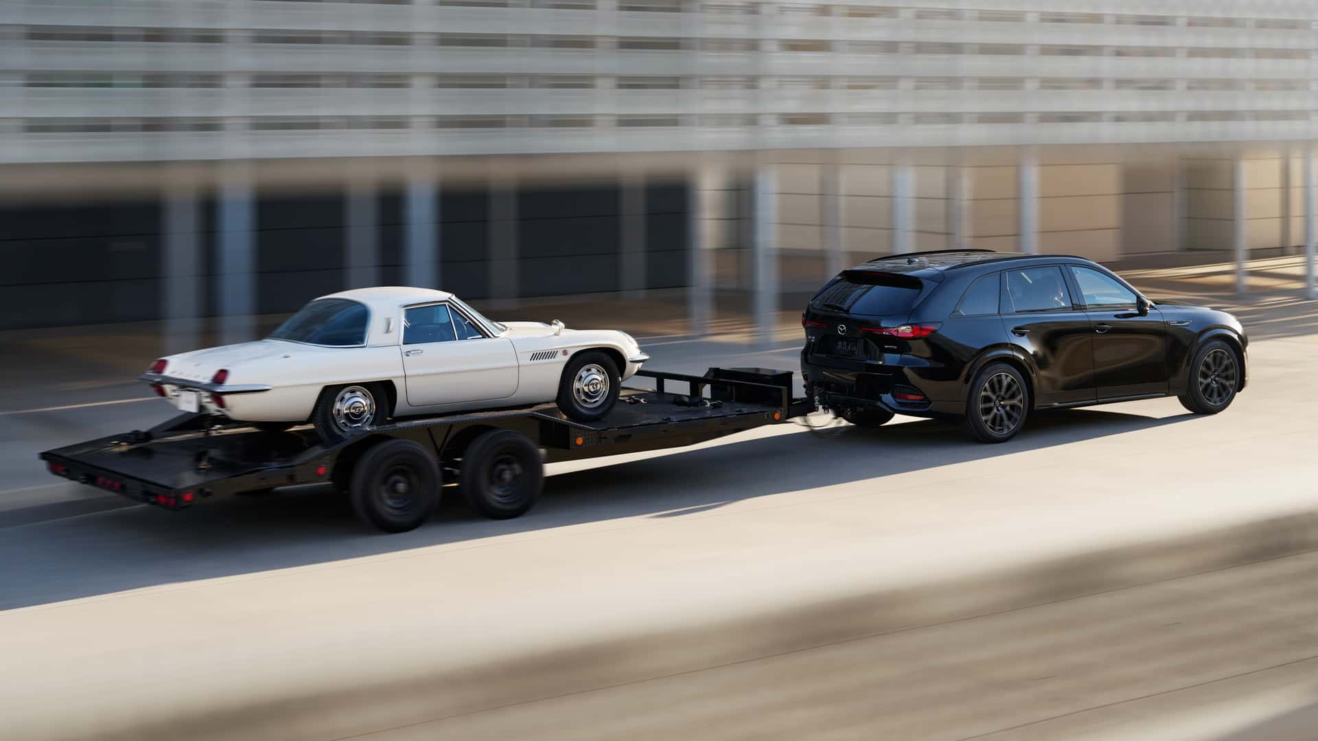 马自达 SUV 新车 CX-70 官图发布：定位中型车，提供燃油 / 插混动力