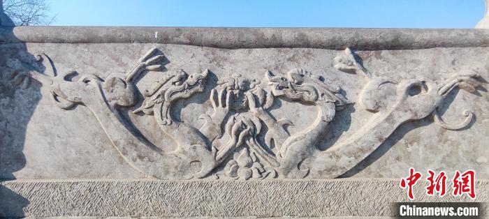 图为赵州桥上的蛟龙雕刻.(中新网资料图)赵县融媒体中心供图