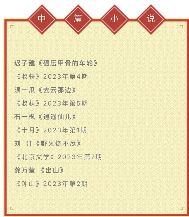 中国小说排行榜_2023年度中国当代文学最新作品排行榜发布