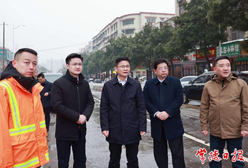 市长周振宇在常德市国际农产品交易中心督导检查2月5日,常德市委书记