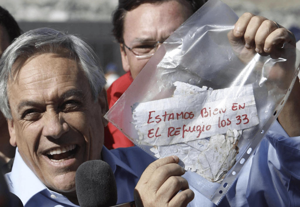 智利前总统皮涅拉坠机身亡遗体在水中发现曾领导营救33名矿工事迹被拍