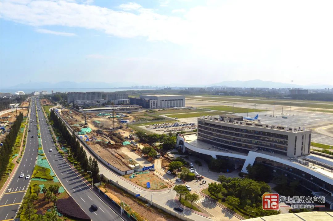 建设中的福州长乐国际机场二期扩建工程.池远&nbsp;摄