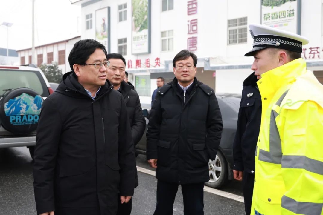 陈志伟督导检查清雪除冰,保供保畅通和安全生产工作