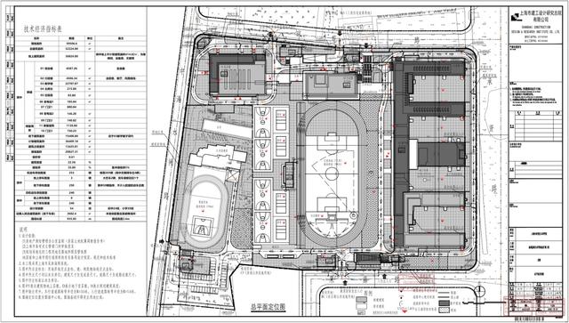 临港蓝湾五四学校改扩建工程总平面定位图(图:临港新片区管理委员会)