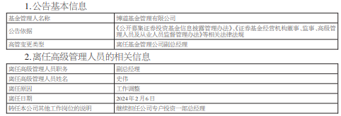 博道基金副总经理史伟离任_新浪财经_新浪网