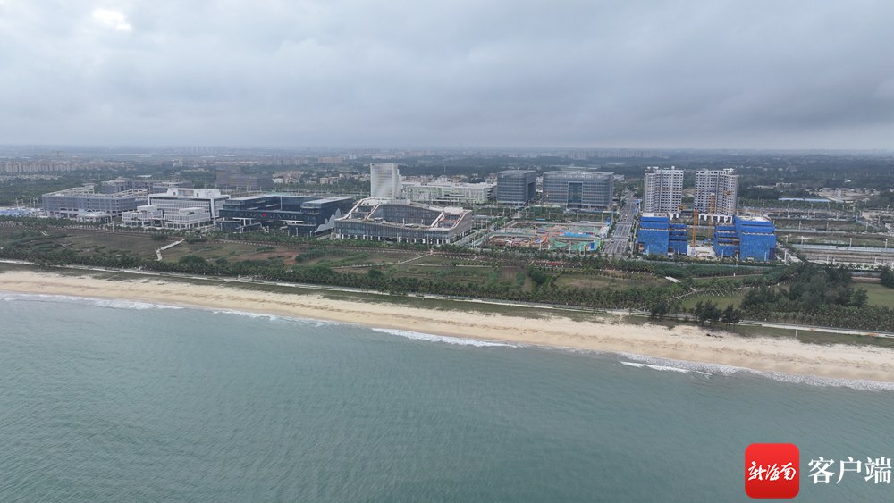 位于海口江东新区的中国石油海南区域总部基地项目。记者 郑光平 摄