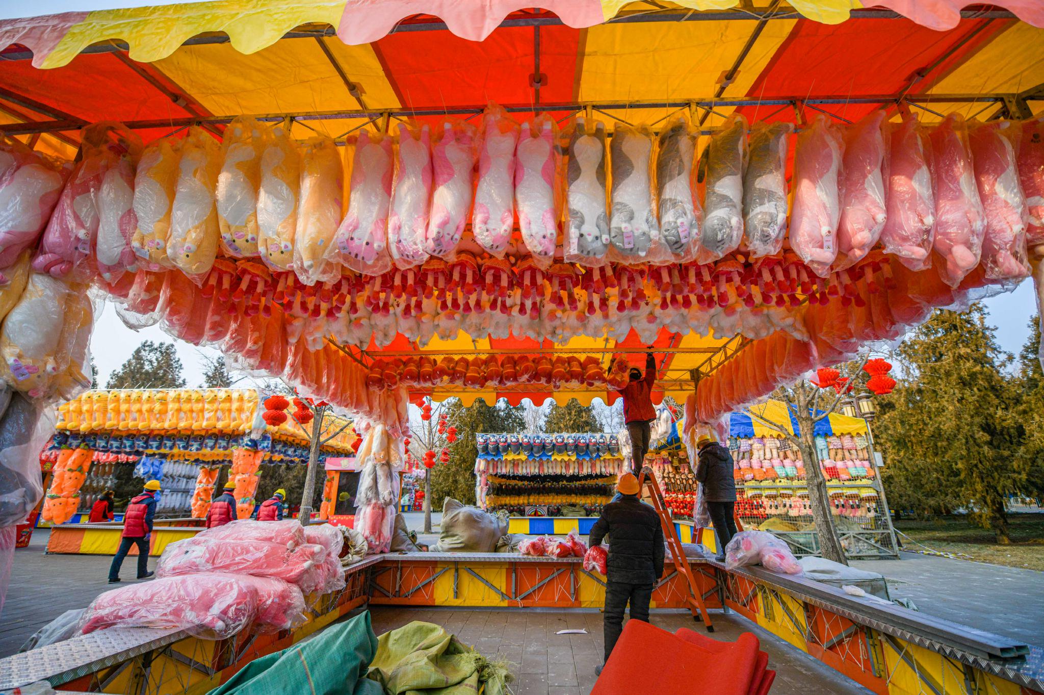 地坛龙潭两大庙会盛装待客,仿清祭地表演彩排