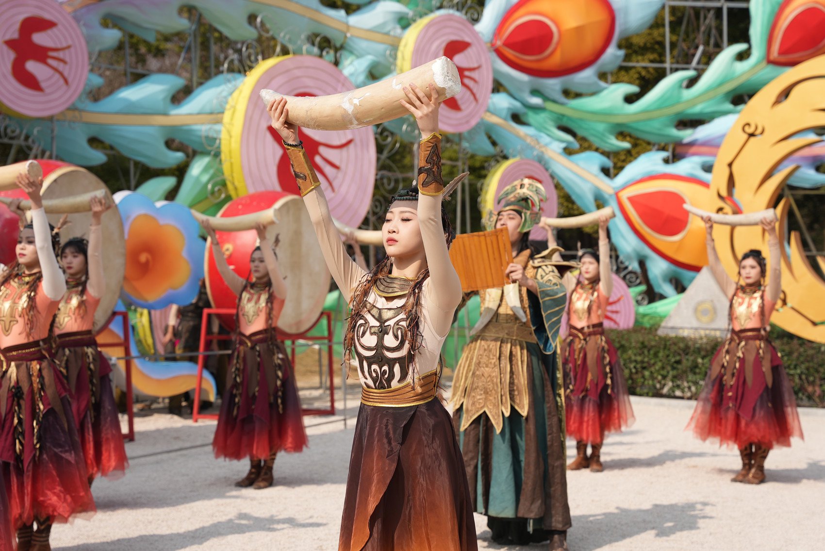 古蜀祭祀演出现场