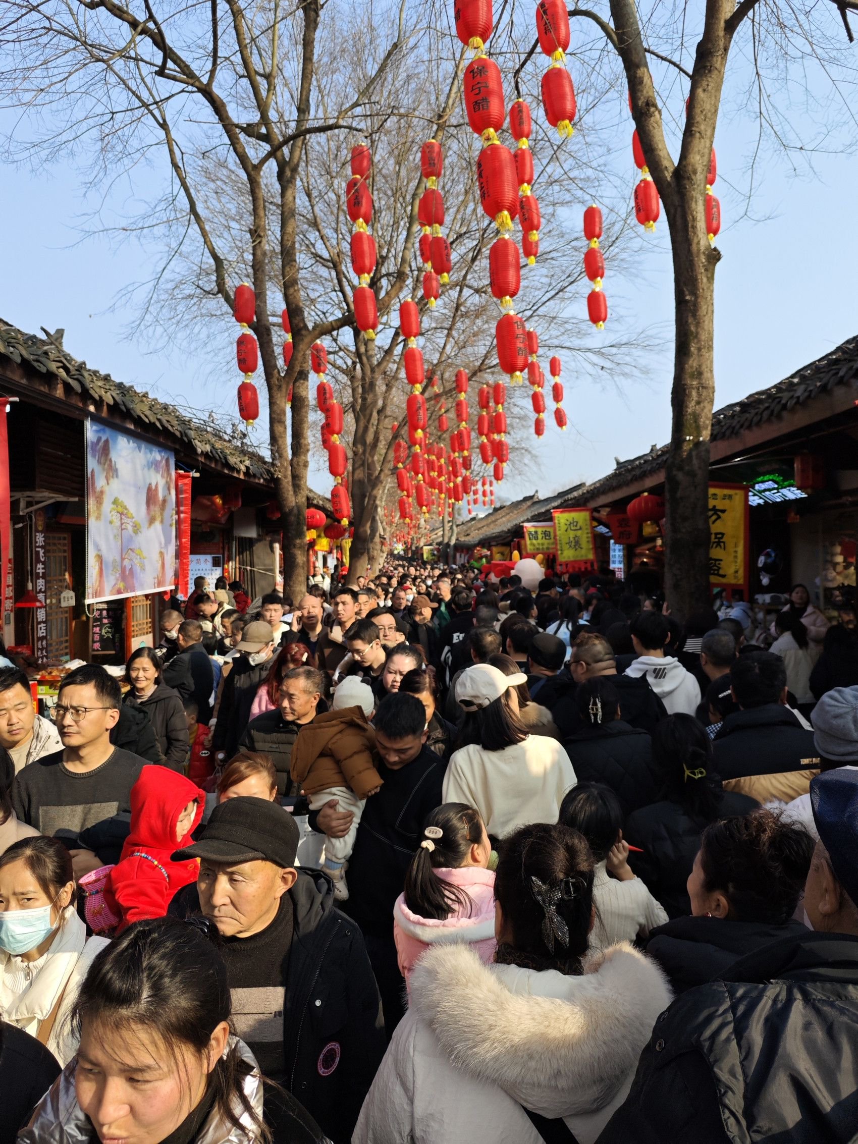 阆中古城游人如织(南充文广旅局供图)