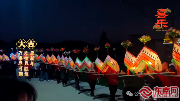 大田县武陵乡武陵村板凳龙.大田县融媒体中心供图