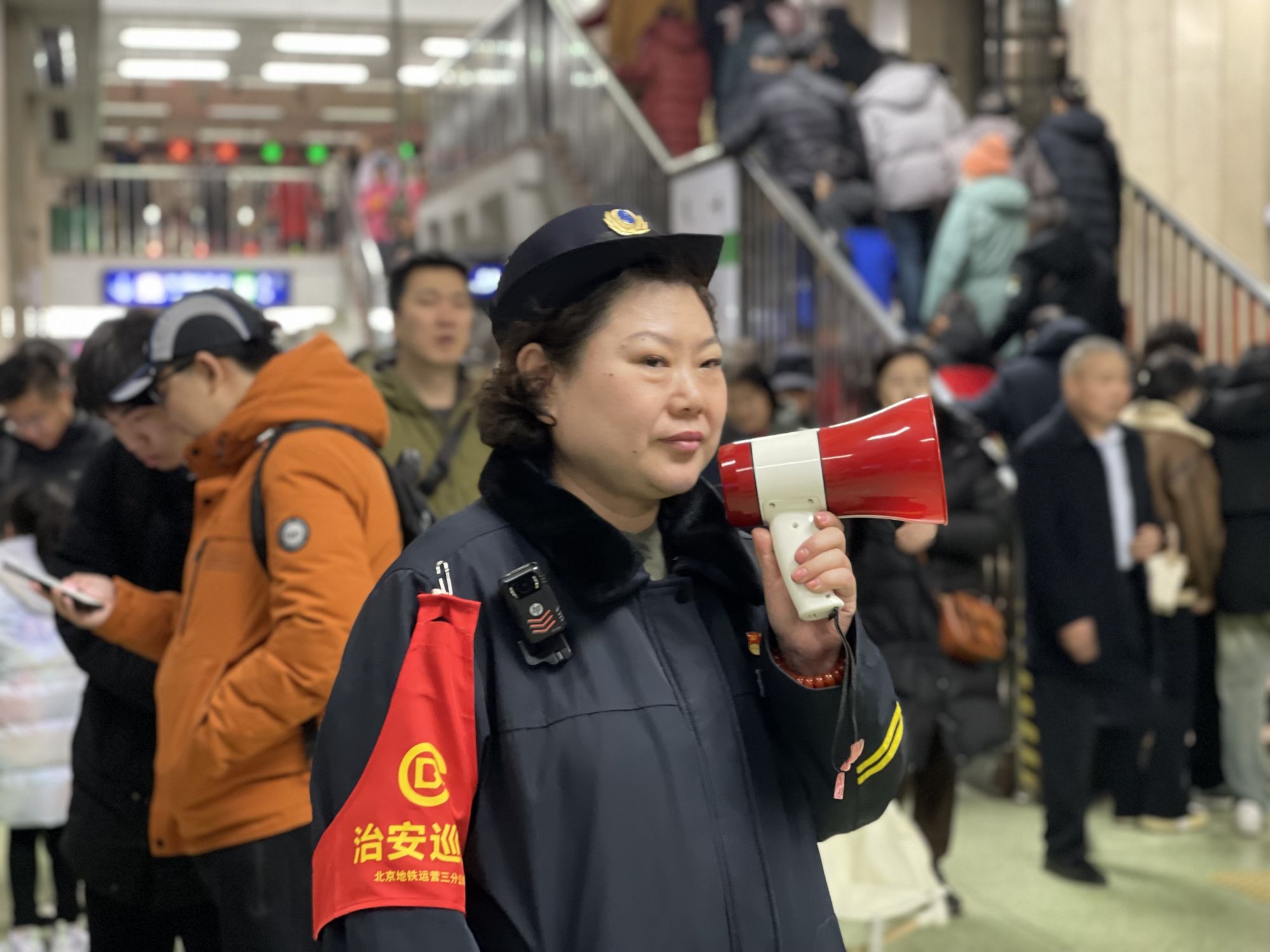 新春走基层丨雍和宫站值班站长杨红燕:畅通大家出行路