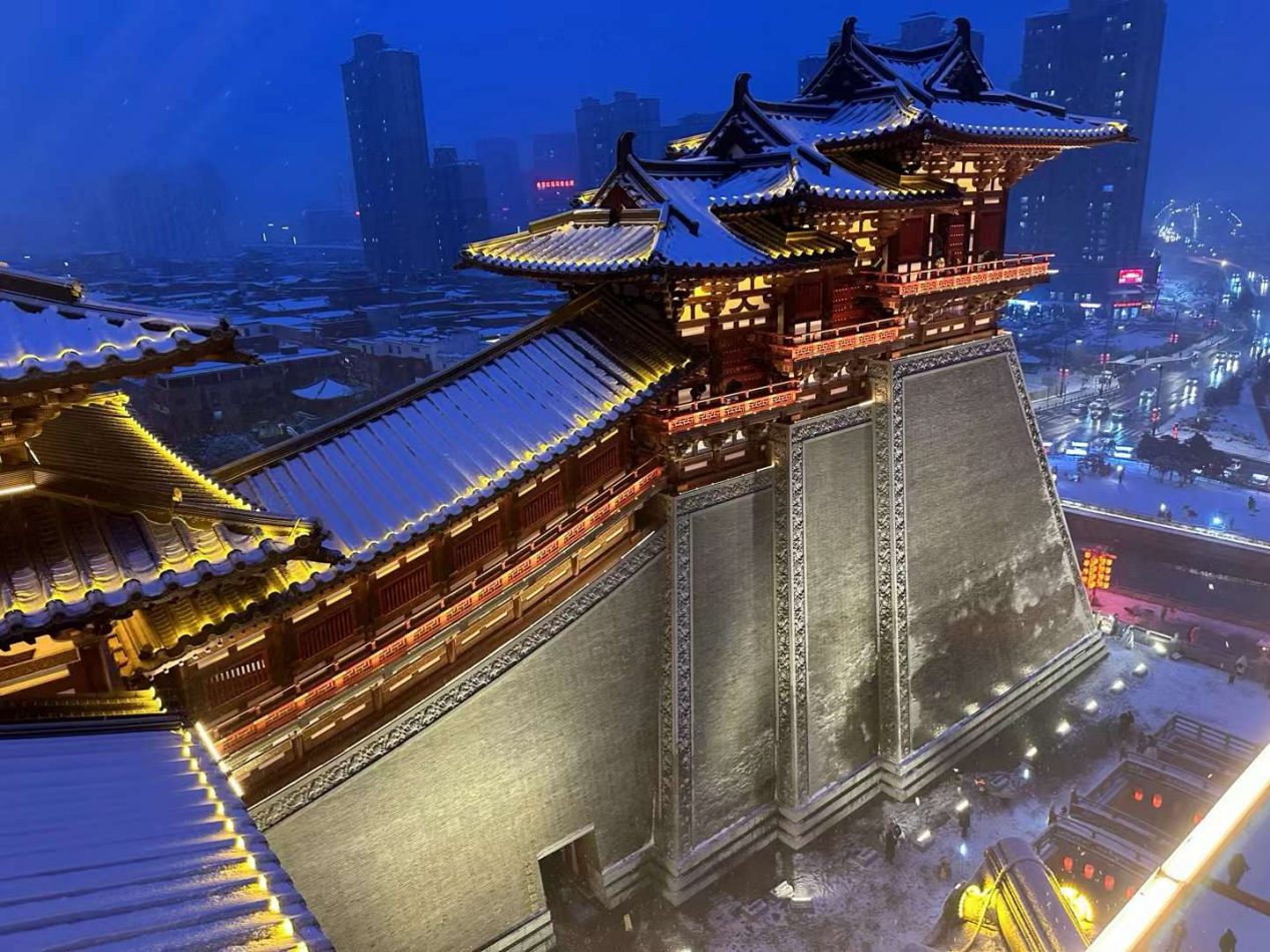 隋唐洛阳城夜景.未来网"新春走基层报道组"摄