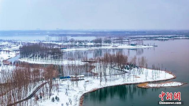 白洋淀冬日雪景.张学农 摄