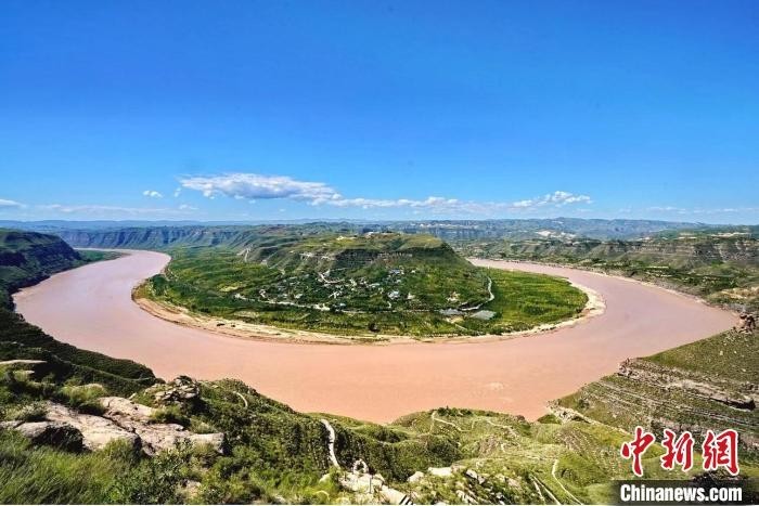 黄河乾坤湾景区. 山西省生态环境厅供图