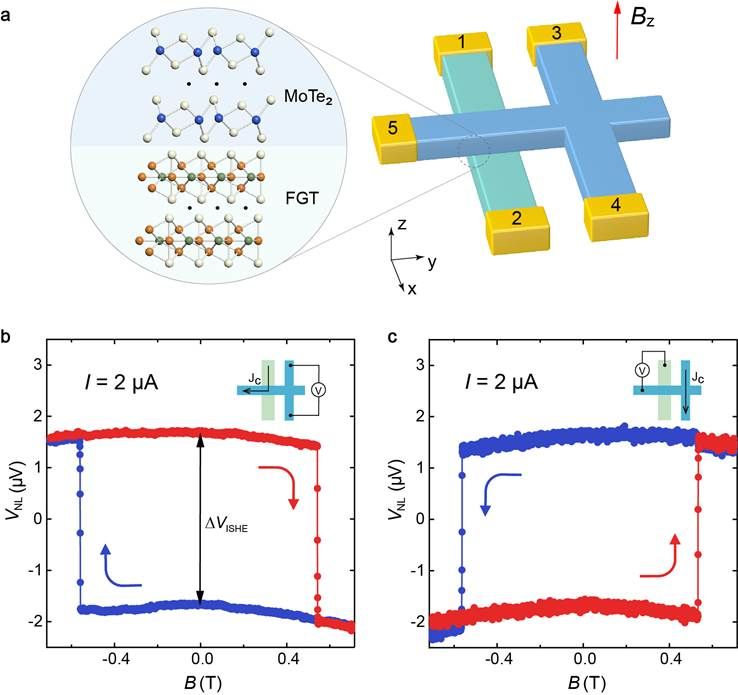南大首次在原子乐高中实现界面磁自旋霍尔效应