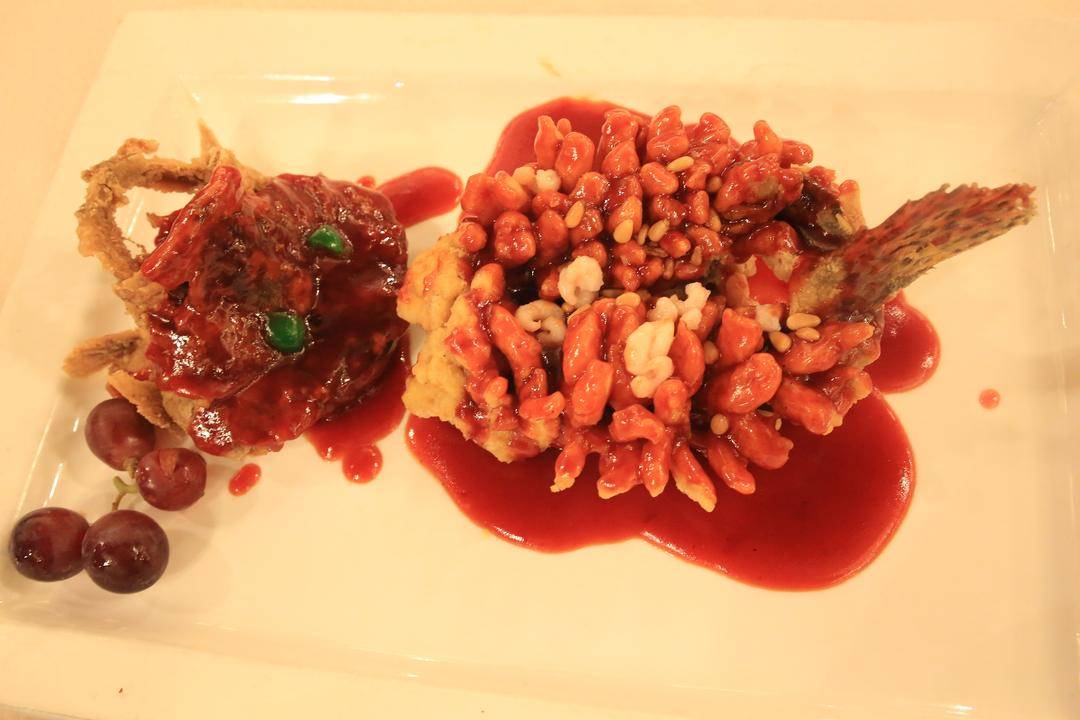 苏州松鹤楼的松鼠鳜鱼.来源:视觉中国