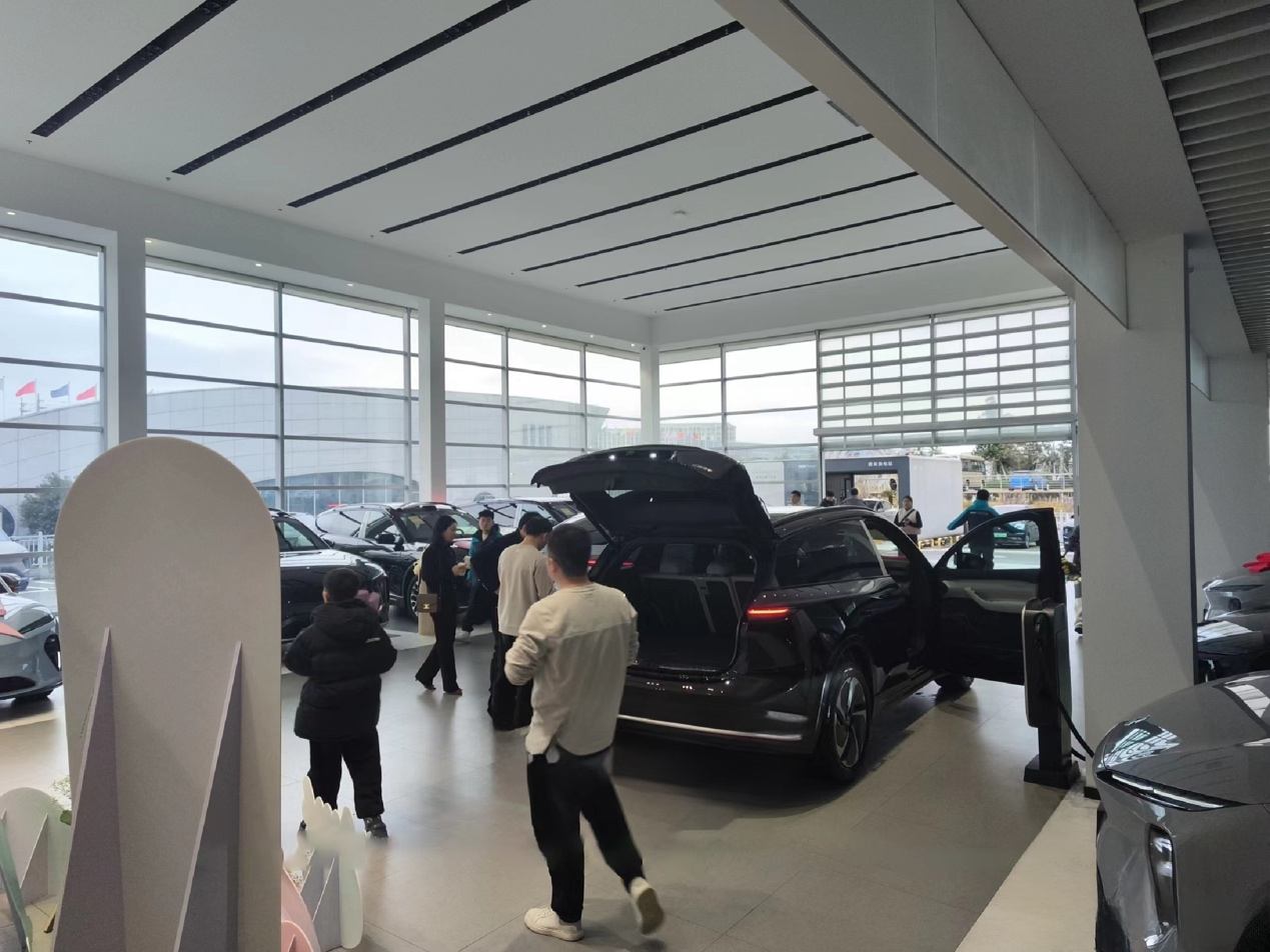 蔚来汽车展厅.蔚来汽车供图 华龙网发