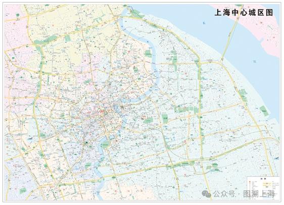 《上海中心城区图》效果图