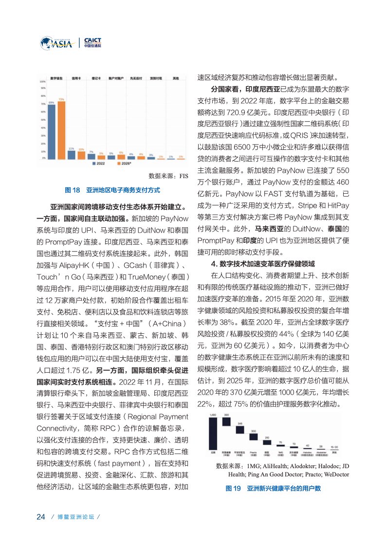 来源: 博鳌亚洲论坛，国家间协同合作更加紧密，中国信息通信研究院