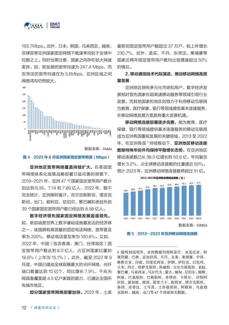 来源: 博鳌亚洲论坛，其中，中国信息通信研究院